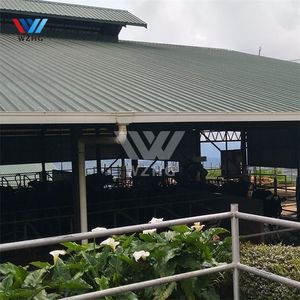 Costruzione di un magazzino temporaneo per una struttura in acciaio impermeabile leggero magazzino in un'officina meccanica - Product Image 4