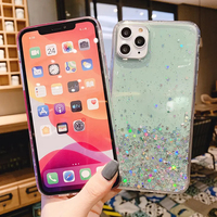 Cubierta trasera móvil con purpurina de lujo Bling epoxi más vendida para Itel P36 para LG K51s para Huawei P SMART-2021 fundas de teléfono móvil inteligente