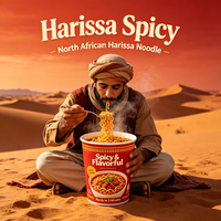 Penjualan Langsung Pabrik Mie Harissa Afrika Utara Harga Murah Mie Instan Pedas Grosir