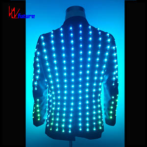 Vendita calda luminescente scenografia oggetti di scena luci Led costumi da ballo luminescenti lampeggiante Led tute <span class=keywords><strong>donna</strong></span> 1 pezzo futuro - Product Image 3