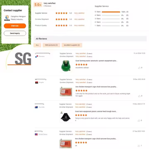 Mangeoire à porcelets en plastique neuve avec 5 compartiments, en PP, abreuvoir pour bétail, mangeoire automatique pour animaux, utilisation à la ferme - Product Image 5
