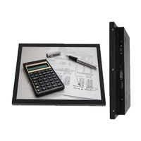 15 Inch 1024*768 4:3 Capacitive Touch Monitor Black USB LCD Screen Industrial Monitor