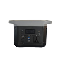 Générateur solaire d'urgence à onde sinusoïdale pure avec batterie LiFePO4, adaptateur secteur, radio et lampe torche pour la survie