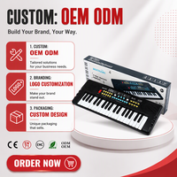 Instruments à clavier, mini piano 37 touches pour enfants, clavier électronique jouet, 5 démos, 8 rythmes, 8 tons, 4 tambours, micro, cadeau pour enfants