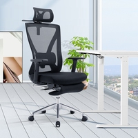 Ventes directes d'usine Nouveau design Vente en gros de chaises bon marché Chaises de bureau ergonomiques en maille à dossier haut