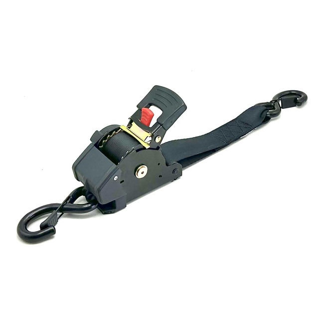 Eversun Heavy Duty Auto Retractable Ratchet Tie Down Strap 1.75 Inch X 10FT