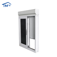 Fenêtre coulissante extérieure en aluminium au design moderne, volet roulant électrique, verre français, moustiquaire en acier inoxydable, insonorisée