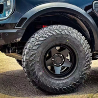 Jantes tout-terrain 4x4 17*9 pouces 5x127 6x139.7 ET -12 -20 -24 -35 à déport profond pour Jeep 4Runner Tacoma FJ Cruiser Tundra Hilux