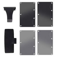 Portefeuille en aluminium et métal à blocage RFID, étui porte-cartes, LOGO personnalisé, portefeuille mince Rfid pour hommes, portefeuille minimaliste en aluminium pour hommes