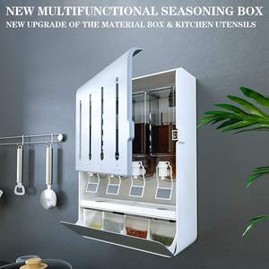 Étagère murale de rangement de cuisine en gros, organisateur multifonctionnel pour sauces, vinaigres, huiles et épices, boîte à assaisonnements - Product Image 6