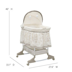 Cuna Mecedora Antivuelco de Calidad Garantizada, Cuna Mecedora Resistente para Bebés - Product Image 1