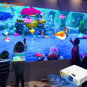 Jeu de <span class=keywords><strong>dessin</strong></span> de projection interactif 3D <span class=keywords><strong>multijoueur</strong></span> avec mur de graffitis en fibre de verre pour l'aéroport - Product Image 3