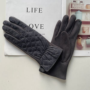 Gants d'hiver BSCI thermiques <span class=keywords><strong>ultra</strong></span> doux à écran tactile longueur coude pour <span class=keywords><strong>femme</strong></span>, détection par aiguille, couleur et logo personnalisés pour usage quotidien en extérieur - Product Image 3