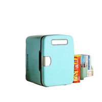 Réfrigérateur de voiture USB portable, mini-réfrigérateur extérieur ABS à double cœur de refroidissement 5L pour congélation et réfrigération, idéal pour la maison, le dortoir et le bureau