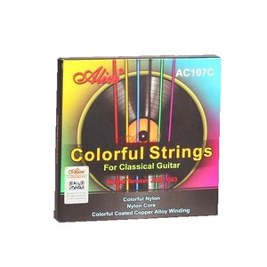 Alice A107C all'ingrosso della fabbrica di colore <span class=keywords><strong>Nylon</strong></span> 6 <span class=keywords><strong>corde</strong></span> Set di <span class=keywords><strong>corde</strong></span> di <span class=keywords><strong>chitarra</strong></span> <span class=keywords><strong>classica</strong></span> - Product Image 1
