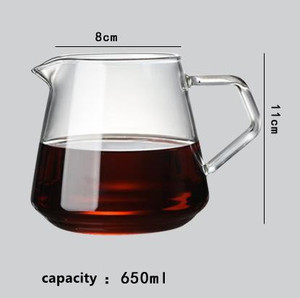 Pot de partage de café à la main <span class=keywords><strong>en</strong></span> <span class=keywords><strong>verre</strong></span> à haute teneur <span class=keywords><strong>en</strong></span> borosilicate <span class=keywords><strong>en</strong></span> gros - Product Image 6