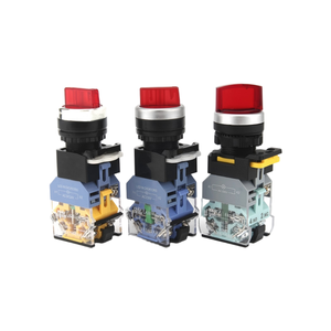 Interrupteur rotatif YHBS-38-22RD 10A avec LED, diamètre du trou de 22 mm, matériau ABS, indice de protection IP65, frais de port non inclus - Product Image 2