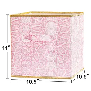 折叠织物立方体玩具收纳盒卡通儿童玩具收纳盒