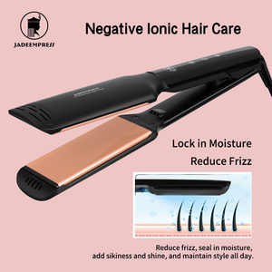 Plancha de Pelo Profesional con Pantalla LCD 3D, Recubrimiento de Titanio/Cerámica, Control de Temperatura (130-230 °C), Doble Voltaje - Product Image 2