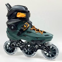 Patins à roulettes professionnels pour adultes à trois roues en alliage d'aluminium avec roulettes de slalom pour hommes et femmes