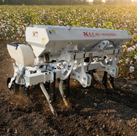 Semoir agricole de précision durable avec boîte de vitesses pour semis de 6 rangs de diverses graines