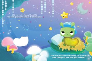 Hora de acostarse para Glowworm Libro de tablero con luz y tacto sensorial para niños - Product Image 6