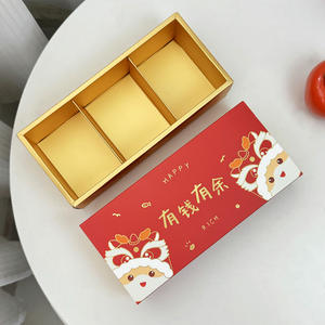 Kotak Kemasan Kue Tahun Baru 2026, Kue Salju Bergaris Panjang, Kue Nutella, Kue Nanas, Kotak Hadiah - Product Image 4