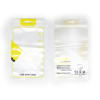 Digital Printing Phone Case Plastic Zip Lock Bags Matte Finish Electronic Products Packing Zipper Pouch Bags