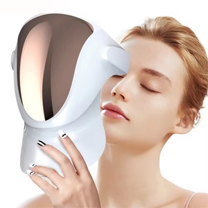 Masque facial à lumière rouge personnalisé avec logo, en silicone flexible, dispositif LED Photon pour les soins de la peau, usage personnel, beauté à domicile - Product Image 6