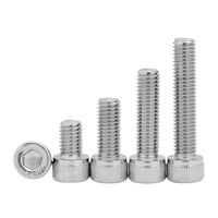 DIN912 A2 baut soket Hex baja tahan karat-kunci Hex kepala silinder kompatibel pengencang industri