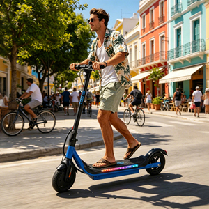 Trottinette Électrique Pliable 350W pour Adulte avec Application Connectée, Garantie Commerciale UE, Personnalisable - Product Image 1