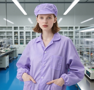 Hot bán của nhà sản xuất chống tĩnh ESD smock phù hợp với người bán tốt nhất an toàn Công Nghiệp Làm việc may mặc cho phòng sạch ESD Coverall - Product Image 2