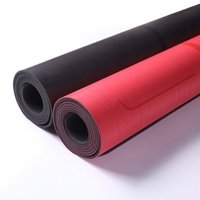 Seyahat baskı dijital özel logo Pilates doğal kauçuk Pu fitness spor çevre koruma Pilates kaymaz yoga matı