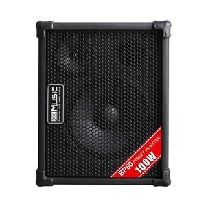 Amplificador Portátil de Acero Inoxidable de 100 Vatios BP80 con Entradas para Micrófono, Altavoz y Bocina para Guitarra, Ideal para Exteriores - Product Image 4