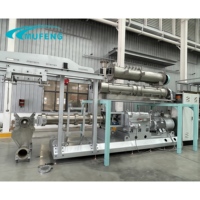 Ligne de production de machines d'extrusion d'aliments pour animaux de compagnie Mufeng 2-3TPH