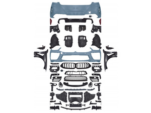 Pare-chocs de voiture Pare-chocs avant arrière en fibre de carbone E M8 Style Bodykit Wide M Body Kit pour <span class=keywords><strong>BMW</strong></span> Série 8 G14 G15 <span class=keywords><strong>M850i</strong></span> 850 <span class=keywords><strong>Gran</strong></span> Coupe - Product Image 5