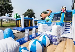 <span class=keywords><strong>Castillo</strong></span> Inflable Congelado para Adultos, Material <span class=keywords><strong>de</strong></span> PVC, Capacidad <span class=keywords><strong>de</strong></span> 2500 kg, Tamaño <span class=keywords><strong>de</strong></span> 14x10x5.5 m, para Parques <span class=keywords><strong>de</strong></span> Atracciones y Entretenimiento en Casa <span class=keywords><strong>de</strong></span> Brinco - Product Image 5