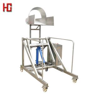 Hydraulique Combo Dumper Élever Buggy Ascenseur/Dumper viande bin lifter viande passer panier buggy de levage machine - Product Image 4