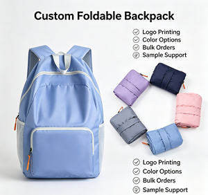 Nouveau sac à dos polyvalent pliable à double bandoulière, design loisirs, super léger, pour activités de plein air, travail de bureau, usage quotidien - Product Image 3
