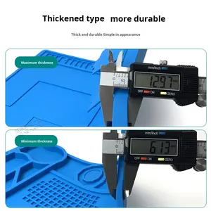 YCS Repairman Shenlong <span class=keywords><strong>pistola</strong></span> <span class=keywords><strong>de</strong></span> aire caliente soldador tablero antiescaldado resistente a altas temperaturas aislamiento térmico teléfono móvil - Product Image 4