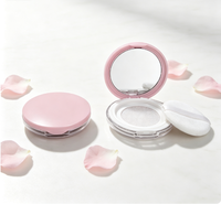 Boîte à poudre ultra-fine avec tamis 3-5g et houppette, emballage cosmétique multicolore