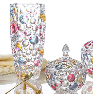 <span class=keywords><strong>Raymond</strong></span> Bohème Style Crystal Dot ménage tasse à eau en verre cristal - Product Image 5