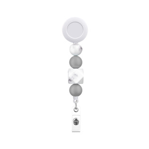 Venta al por mayor: Nuevo estilo 2026, carrete retráctil de plástico con clip para credenciales, soporte para tarjetas de identificación, accesorios para enfermeras. - Product Image 3