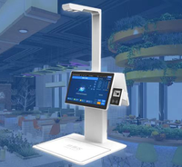 AI-908AN Caisse enregistreuse intelligente pour restaurant scolaire avec système de paiement, algorithme de reconnaissance d'image, SDK Android/Windows