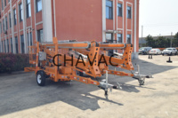 Mini nacelle élévatrice à flèche 10 ~ 24m mobile articulée nacelle élévatrice à flèche remorquable plate-forme de travail aérienne à vendre avec CE ISO
