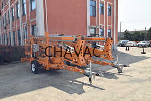 Mini Piattaforma Aerea Articolata Rimorchiabile 10~24m in Vendita con Certificazione CE ISO - Product Image 4