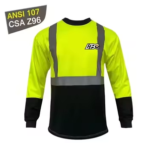قميص طويل الأكمام عالي الوضوح من الفئة 3 |   ملابس عمل عاكسة للضوء |   إن إيزو 20471 |   تصنيع المعدات الأصلية - Product Image 4