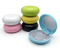 BANKADEN Étui de rangement magnétique de grande taille en PP de qualité alimentaire avec miroir
