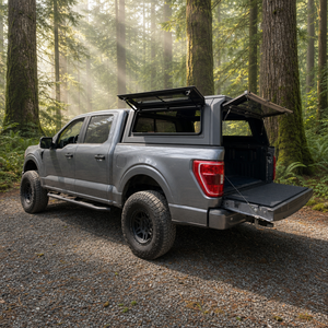 Auvent en aluminium pour Chevrolet Silverado, coque de camping, auvent rigide, <span class=keywords><strong>2017</strong></span> F150 Hilux <span class=keywords><strong>Toyota</strong></span> <span class=keywords><strong>Tacoma</strong></span>, couvre-caisse de camion de 5 pieds - Product Image 3