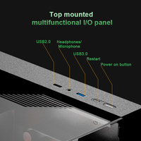 High Quality Tempered Glass Gaming PC Case ITX MATX Computer Case Support 330mm GPU 240mm Radiator Top I/O USB3.0 USB2.0